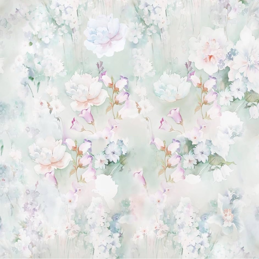 Yancorp 18"x120" Floral Wallpaper Peel and Stick bundle